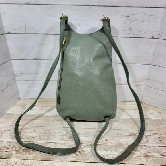JP Ourse & Cie Kangaroo Olive leather backpack